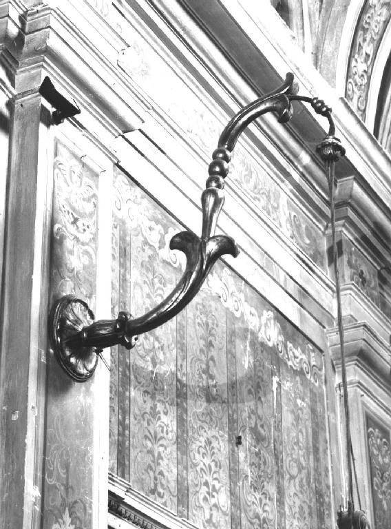 candeliere da parete, serie - ambito piacentino (sec. XIX)