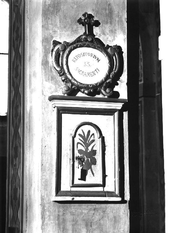 sportello di tabernacolo - ambito piacentino (sec. XIX)