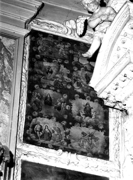 Misteri del Rosario (dipinto, insieme) di Bergamaschi Corrado (ultimo quarto sec. XVII)