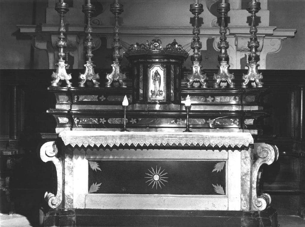 altare maggiore - ambito piacentino (sec. XIX)