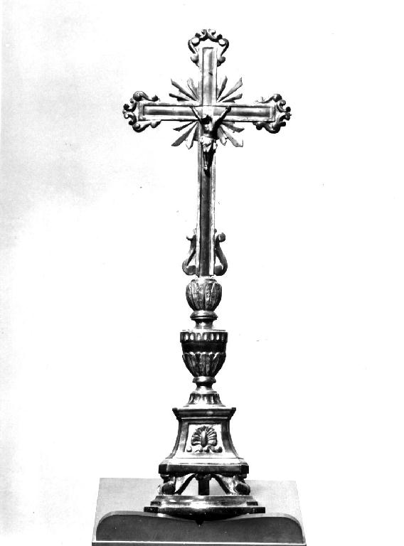 croce d'altare - ambito piacentino (sec. XIX)