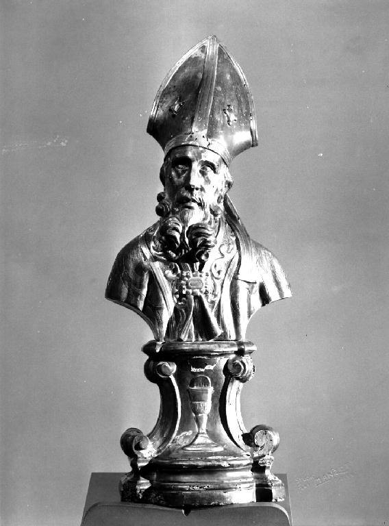 reliquiario - a busto, serie - ambito piacentino (sec. XIX)