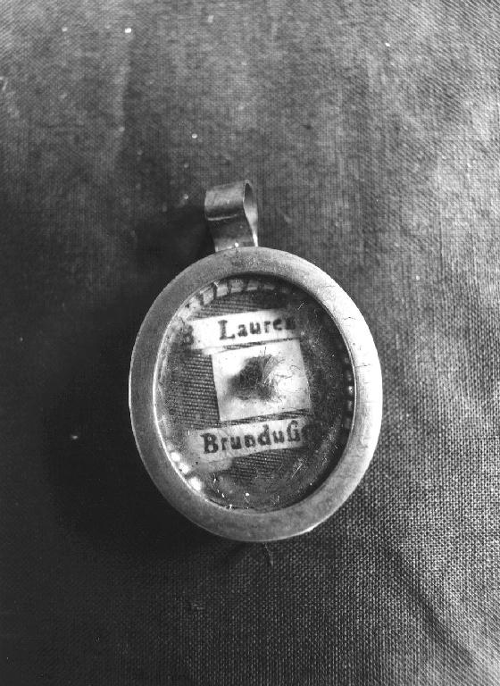 reliquiario - ambito piacentino (sec. XVIII)