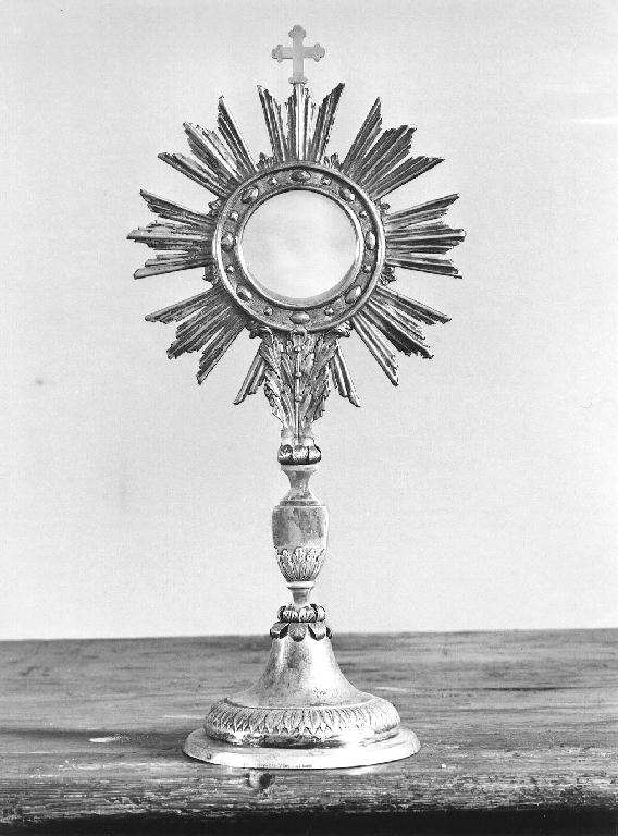 ostensorio - ambito piacentino (sec. XVIII)