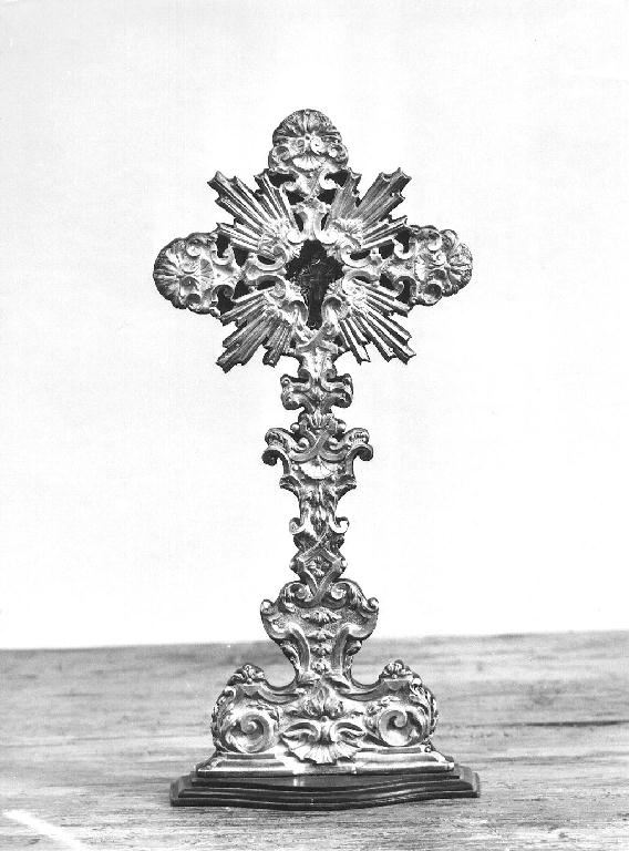 reliquiario - a ostensorio - ambito piacentino (sec. XIX)