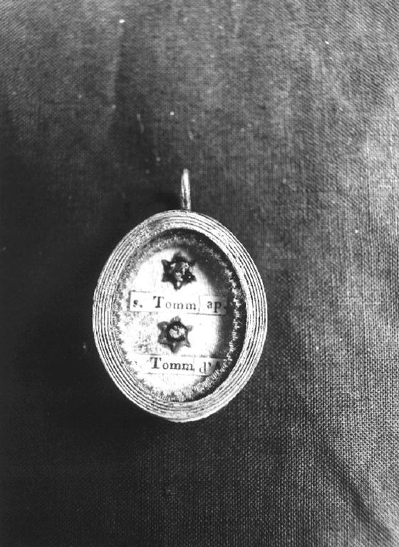 reliquiario - ambito piacentino (sec. XIX)