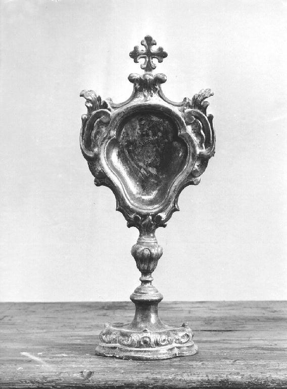 reliquiario - a tabella - ambito piacentino (sec. XVIII)