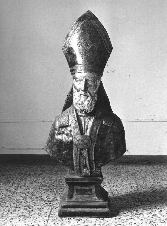 reliquiario - a busto, serie - ambito piacentino (prima metà sec. XX)