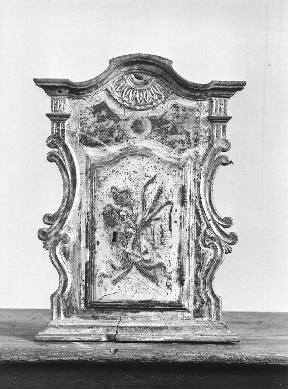 mostra di tabernacolo - a muro - ambito piacentino (sec. XVIII)