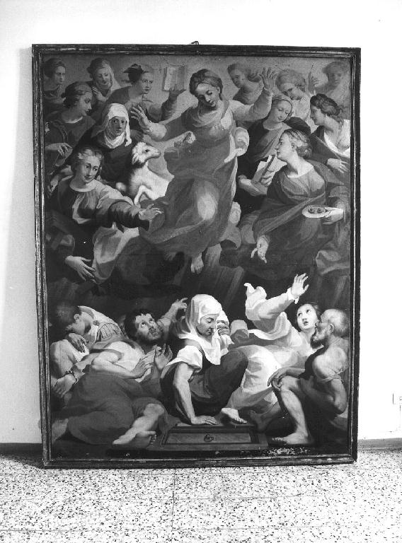 Gloria di Sant'Agnese (dipinto) - ambito piacentino (sec. XIX)