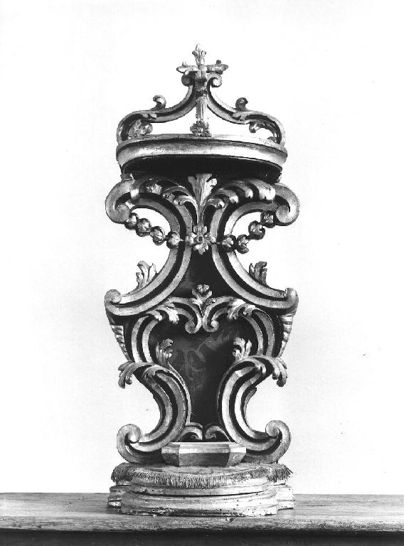 tronetto per esposizione eucaristica - ambito piacentino (sec. XVIII)