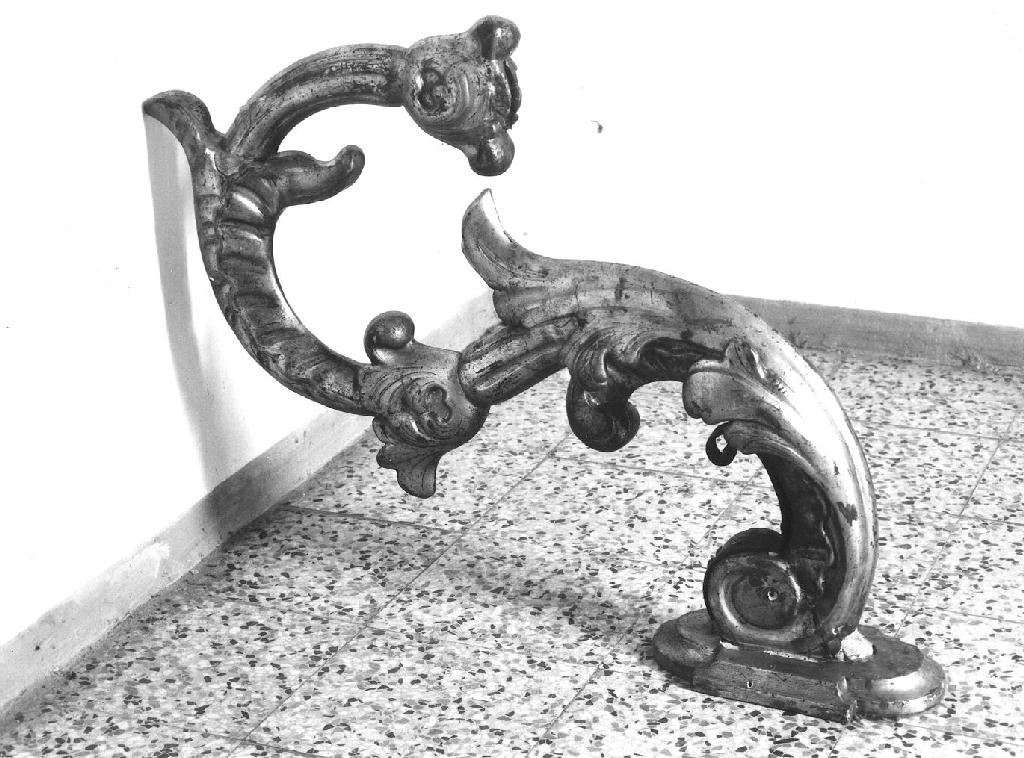 candeliere da parete, serie - ambito piacentino (sec. XVIII)