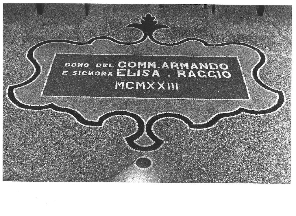 decorazione a intarsio - manifattura piacentina (sec. XX)