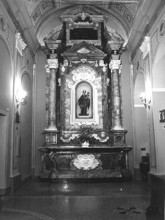altare maggiore - ambito piacentino (fine/inizio secc. XVII/ XVIII)