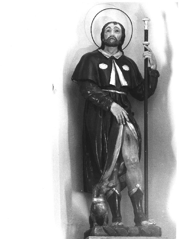 San Rocco (statua) - ambito piacentino (sec. XVIII)