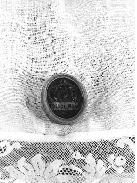 reliquiario a capsula - ambito piacentino (terzo quarto sec. XVIII)