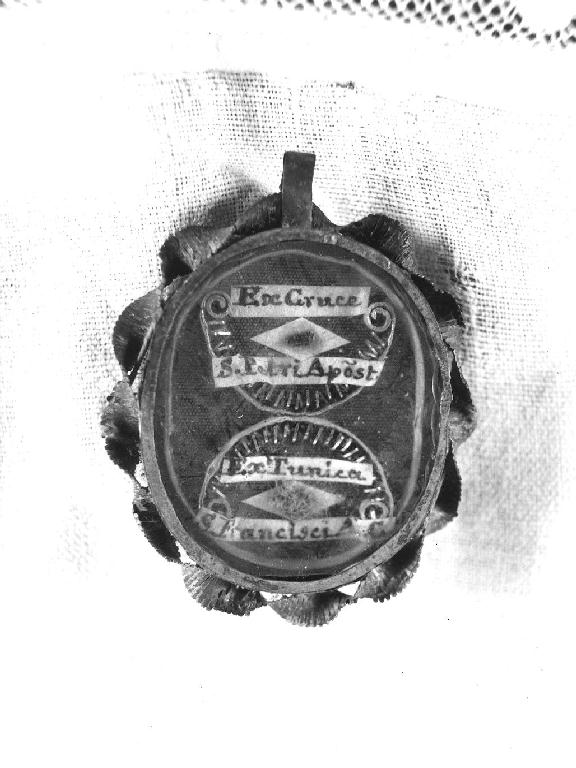 reliquiario - ambito piacentino (sec. XIX)