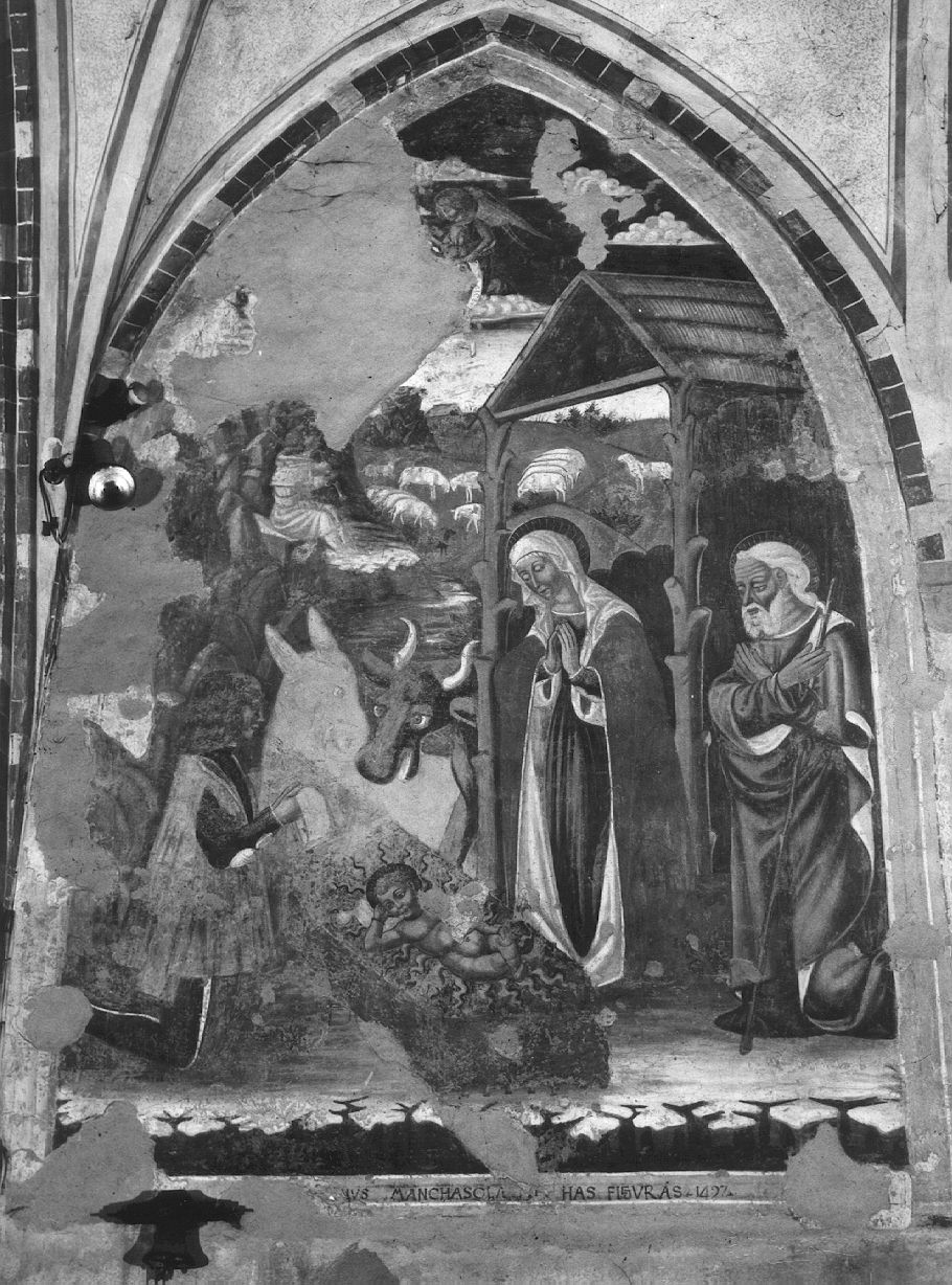 Natività di Gesù (dipinto) - ambito emiliano (sec. XV)
