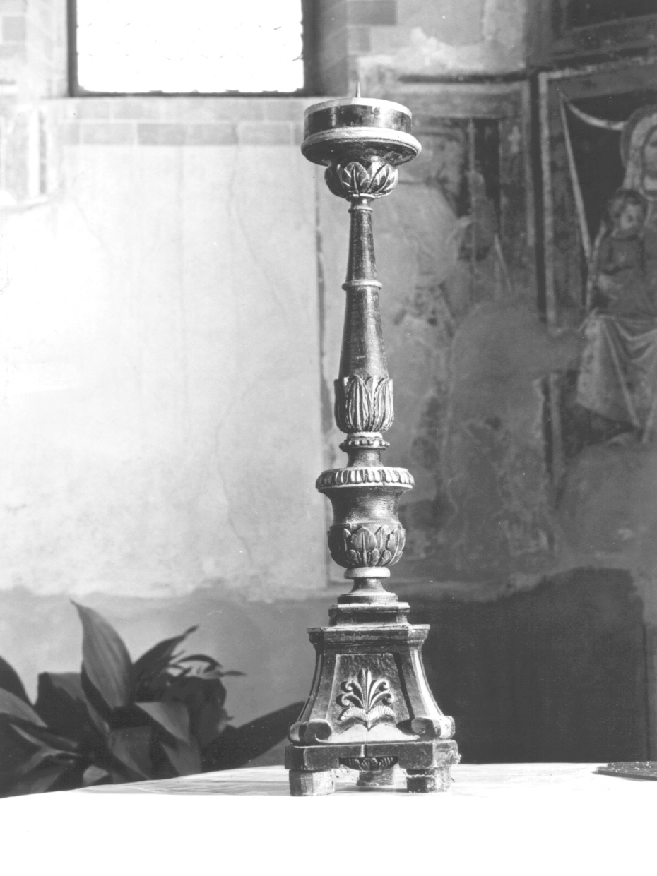 candelabro, serie - manifattura piacentina (inizio sec. XIX)