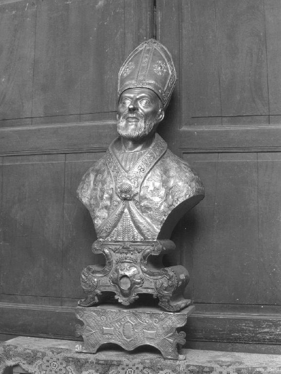 reliquiario - a busto, serie - ambito genovese (?) (primo quarto sec. XVIII)