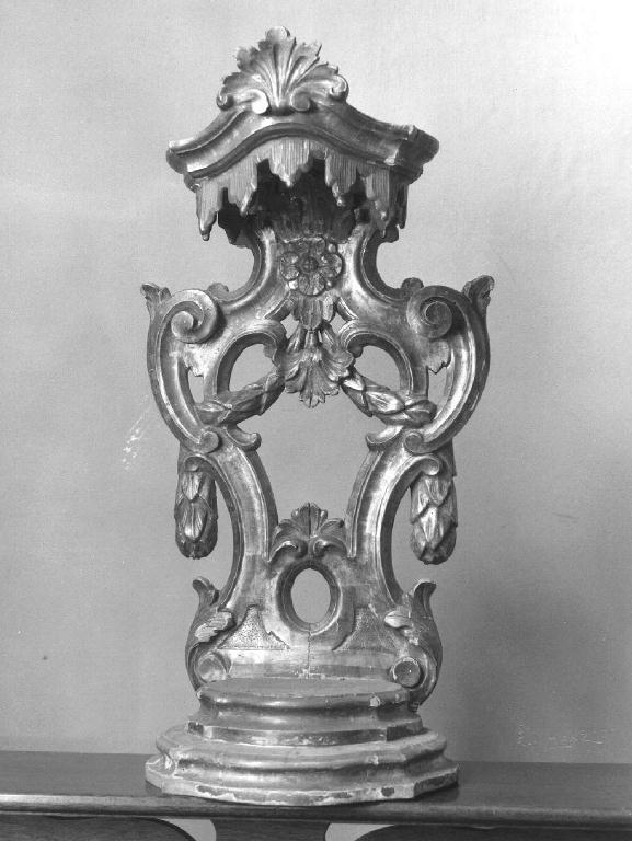 tronetto per esposizione eucaristica - ambito piacentino (seconda metà sec. XVIII)