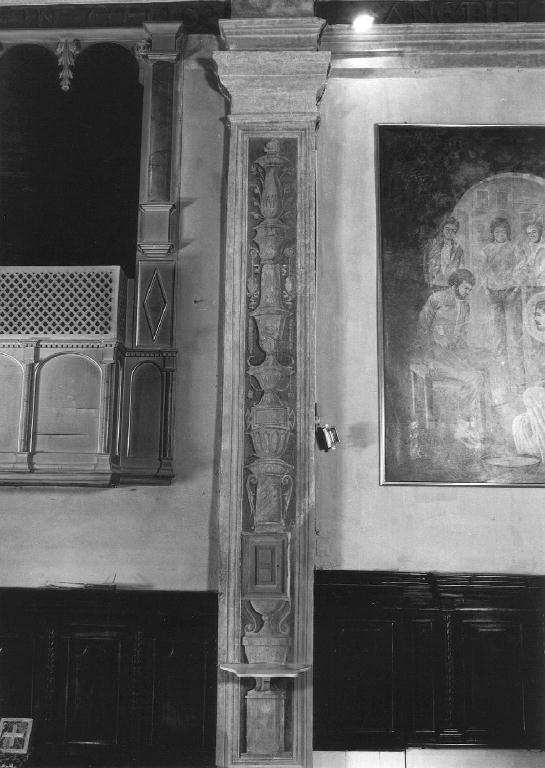 motivi decorativi a candelabro (dipinto, serie) di Albertella Mario (sec. XX)