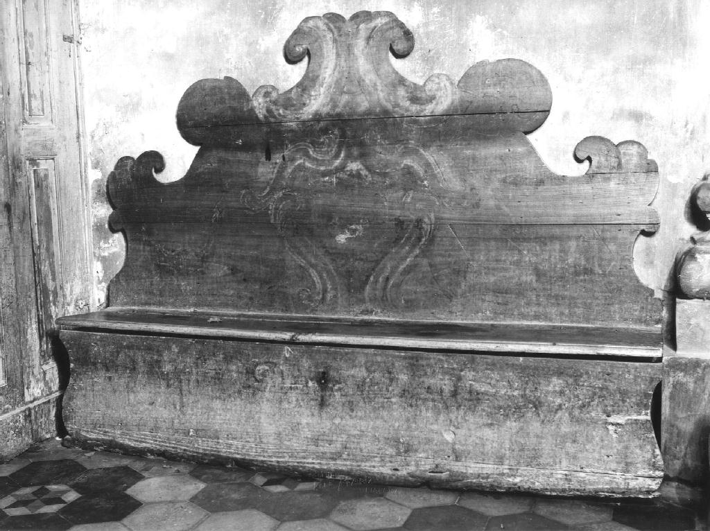 cassapanca, serie - ambito piacentino (sec. XIX)