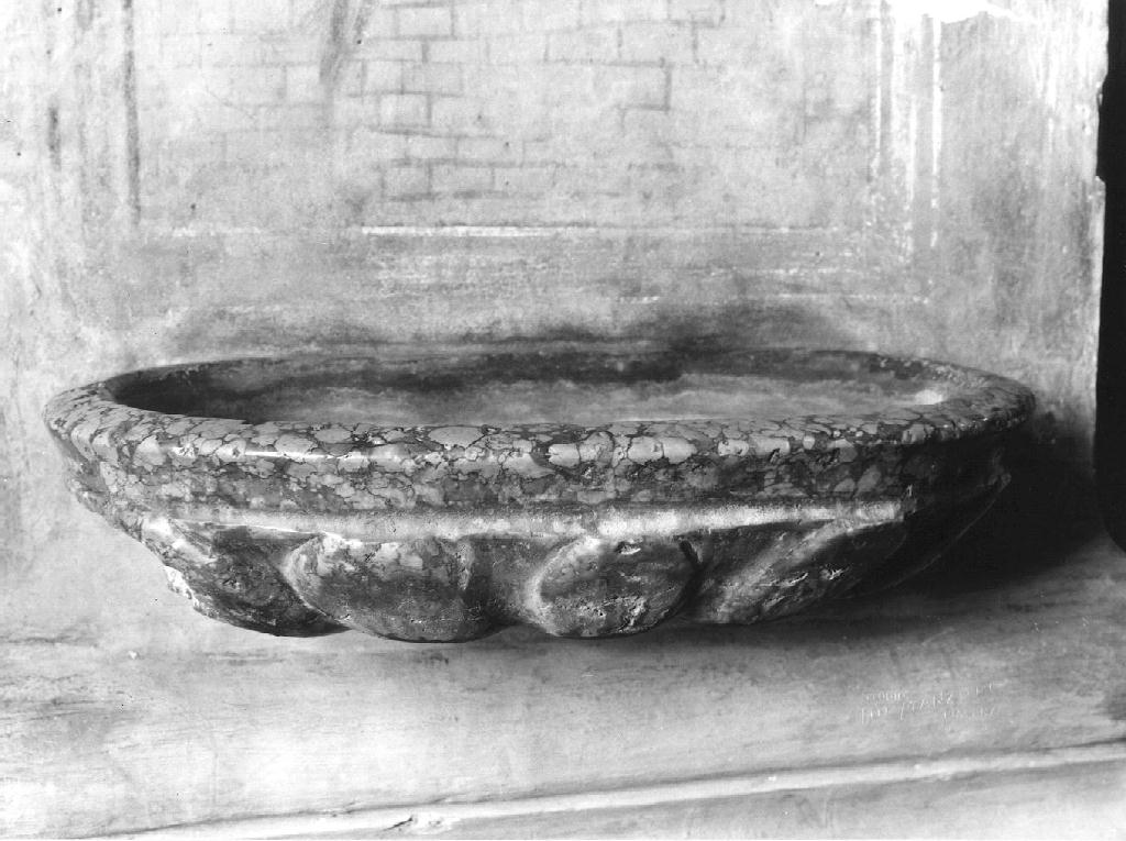 acquasantiera, serie - ambito piacentino (sec. XVIII)