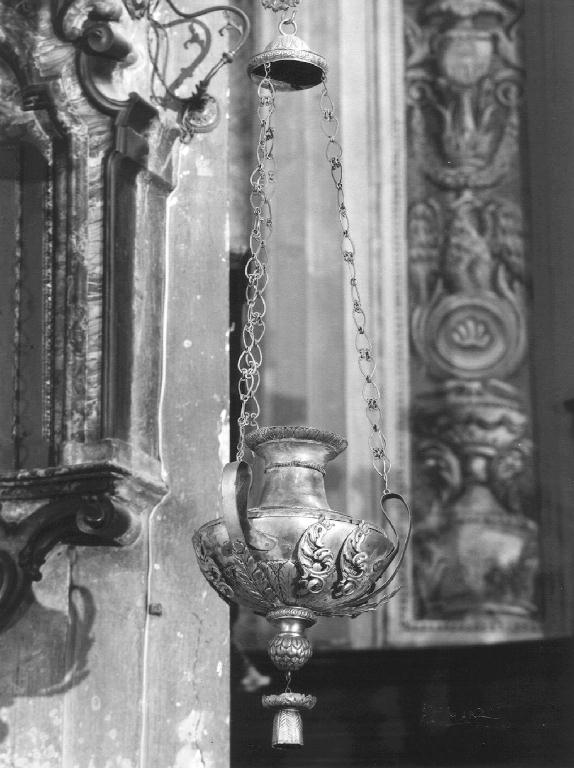 lampada pensile - ambito piacentino (prima metà sec. XIX)