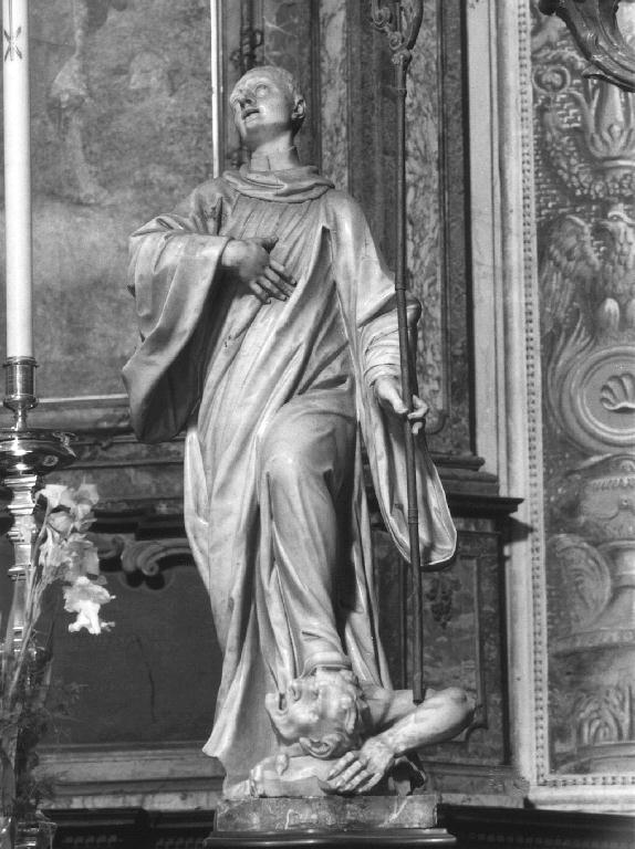 San Bernardo (statua) - ambito emiliano-lombardo (sec. XVIII)
