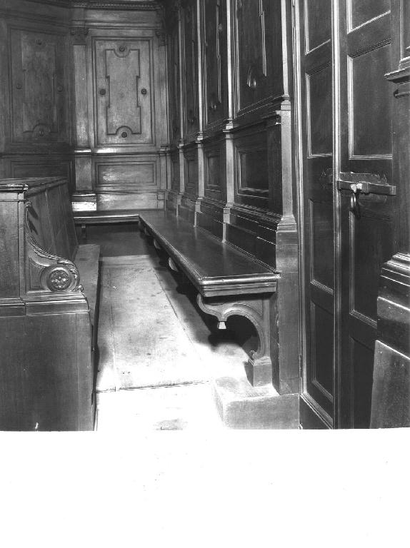 stalli del coro - ambito piacentino (metà sec. XIX)