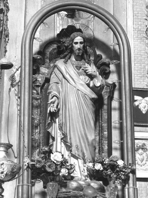 Sacro Cuore di Gesù (statua) - produzione Italia settentrionale (prima metà sec. XX)