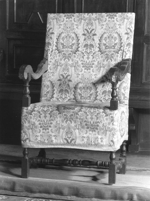 poltrona - ambito piacentino (sec. XIX)
