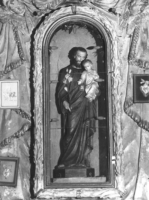 San Giuseppe con Bambino (statua) - produzione Italia settentrionale (primo quarto sec. XX)