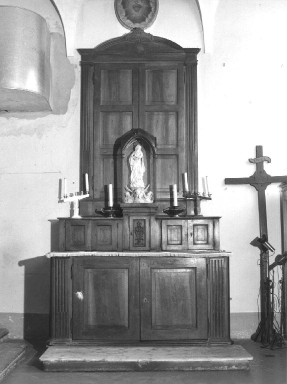 armadio da sacrestia - ambito piacentino (primo quarto sec. XIX)