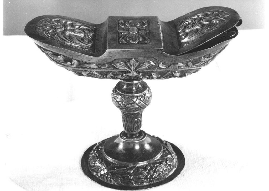 navicella portaincenso - ambito parmense-piacentino (prima metà sec. XIX)