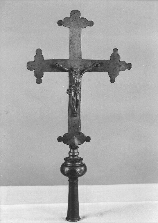 croce processionale - ambito emiliano (sec. XVIII)