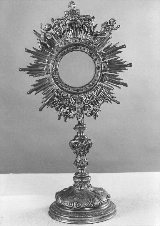 ostensorio - ambito Italia settentrionale (prima metà sec. XX)