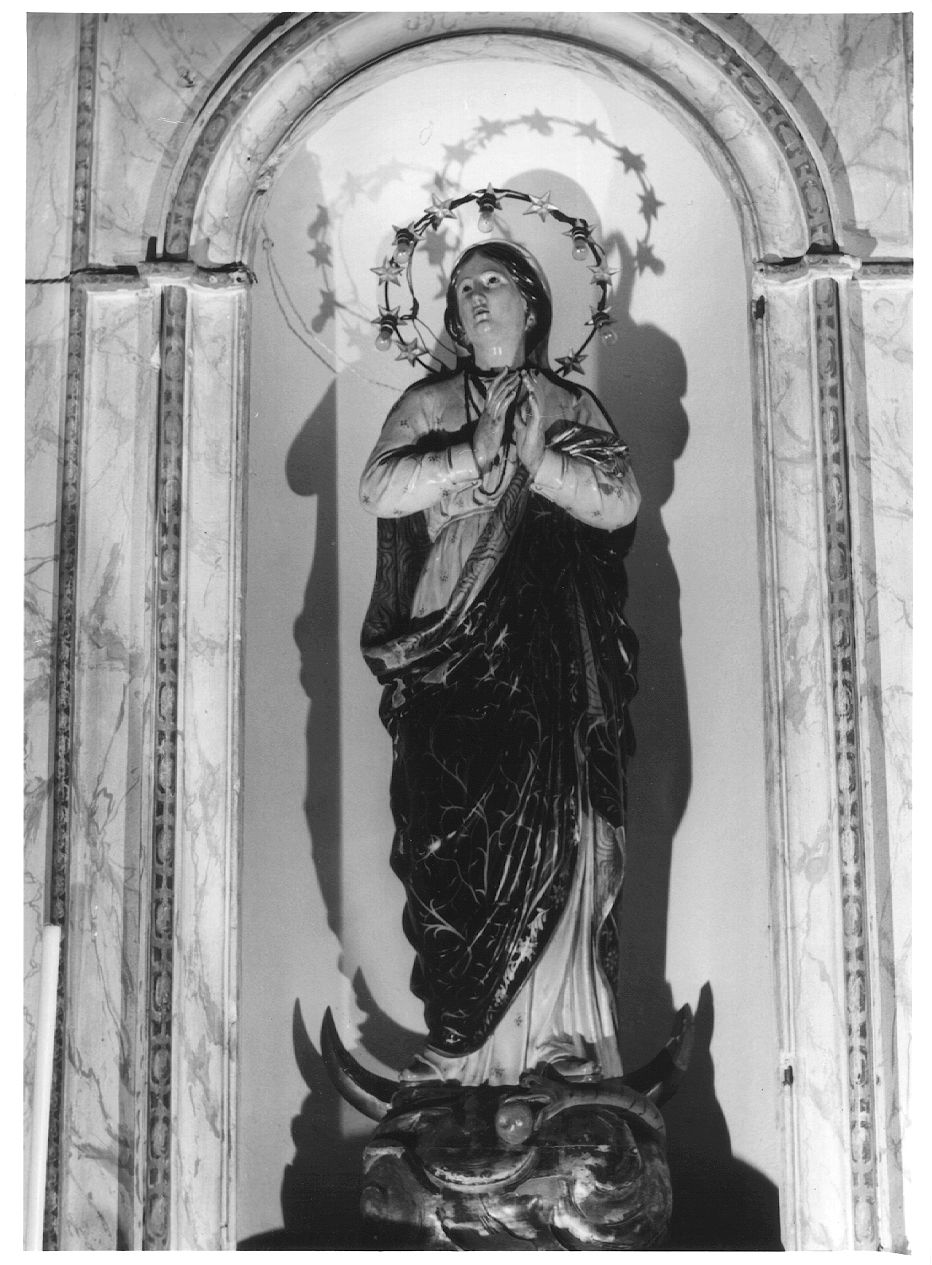 Madonna Immacolata (statua) - ambito piacentino (ultimo quarto sec. XIX)