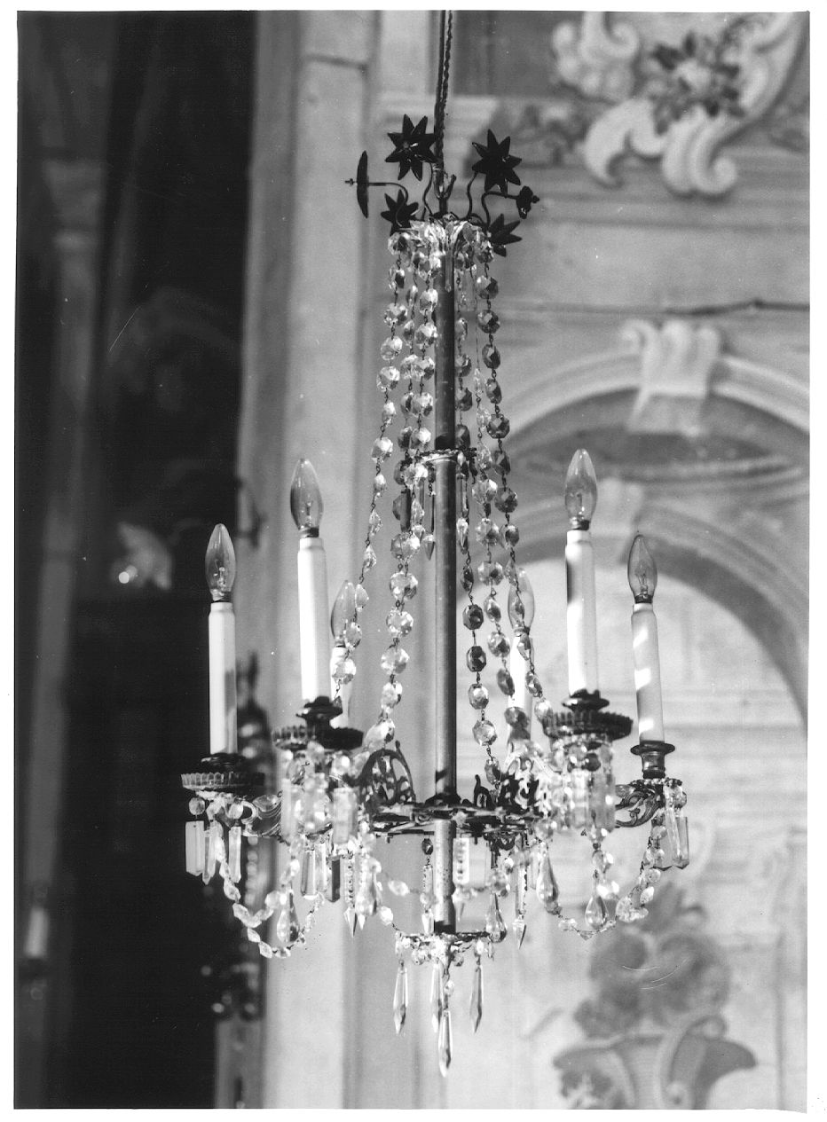 lampadario, serie - ambito Italia settentrionale (inizio sec. XX)