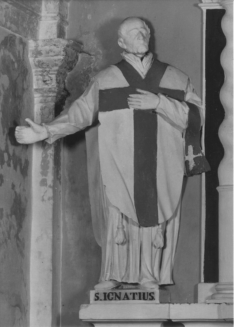Sant'Ignazio (statua) - ambito lombardo (fine sec. XVII)