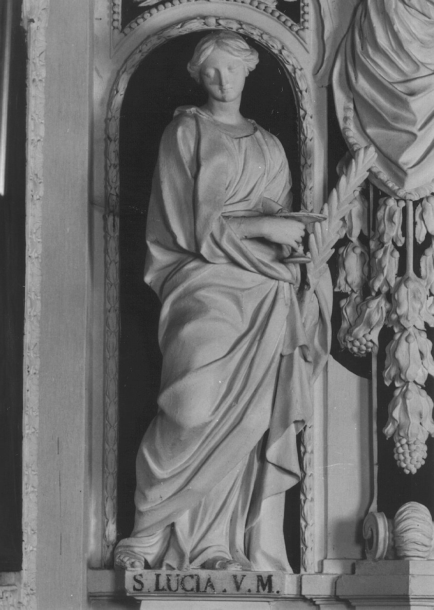Santa Lucia Martire (statua) - ambito lombardo (prima metà sec. XVIII)