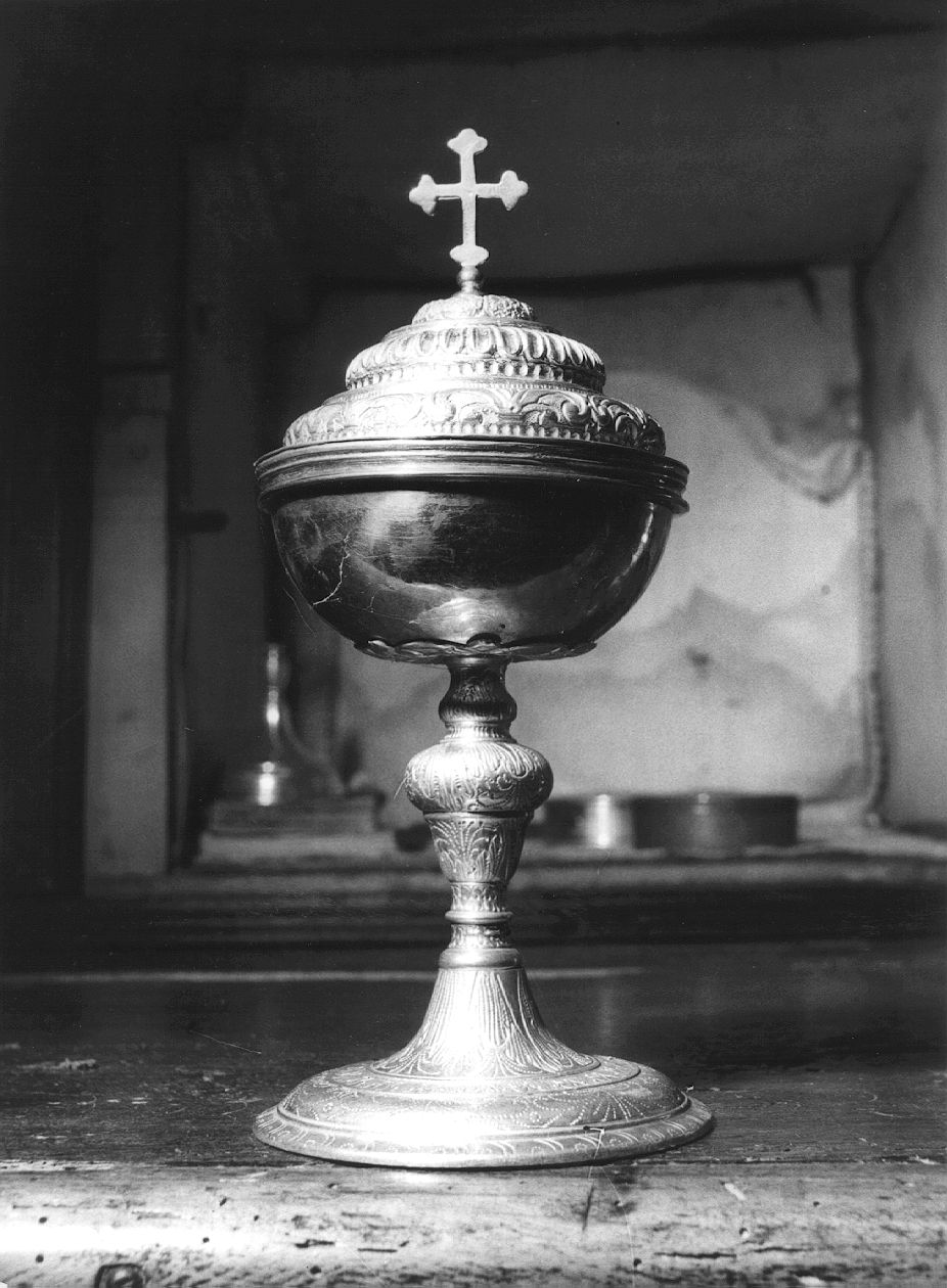 pisside - ambito piacentino (sec. XVIII)