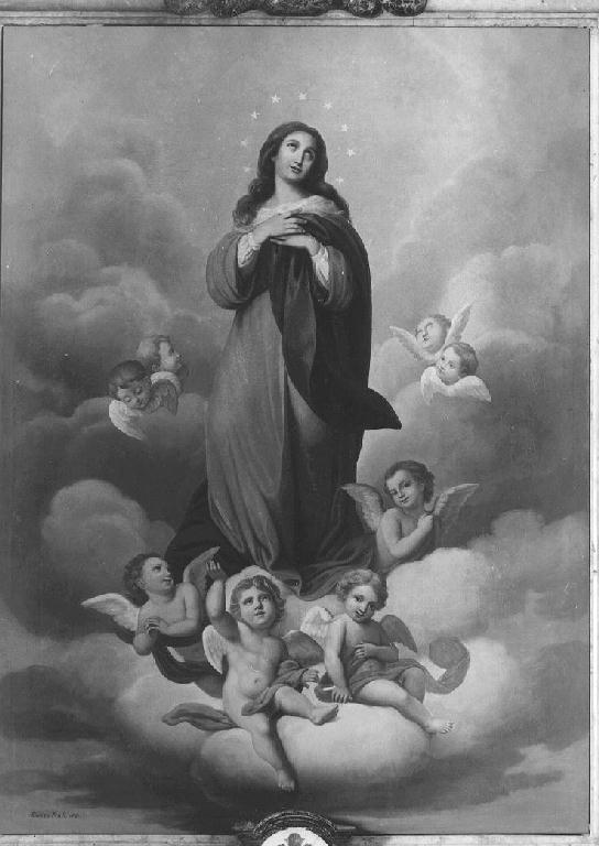 Madonna Assunta (dipinto) di Prati Enrico (sec. XIX)