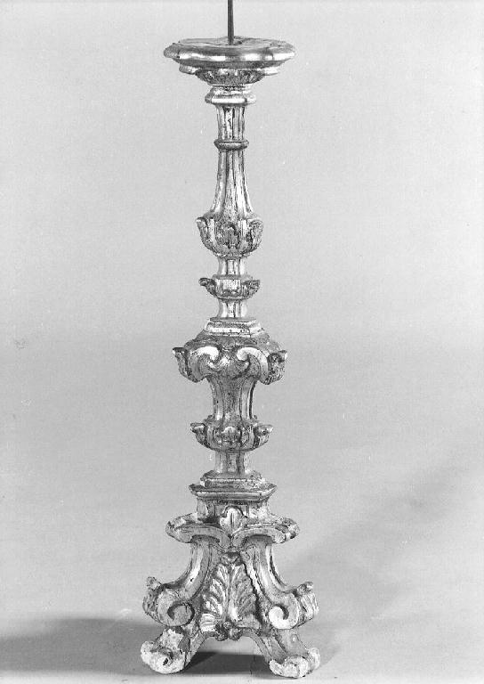 candeliere, serie - ambito piacentino (metà sec. XVIII)