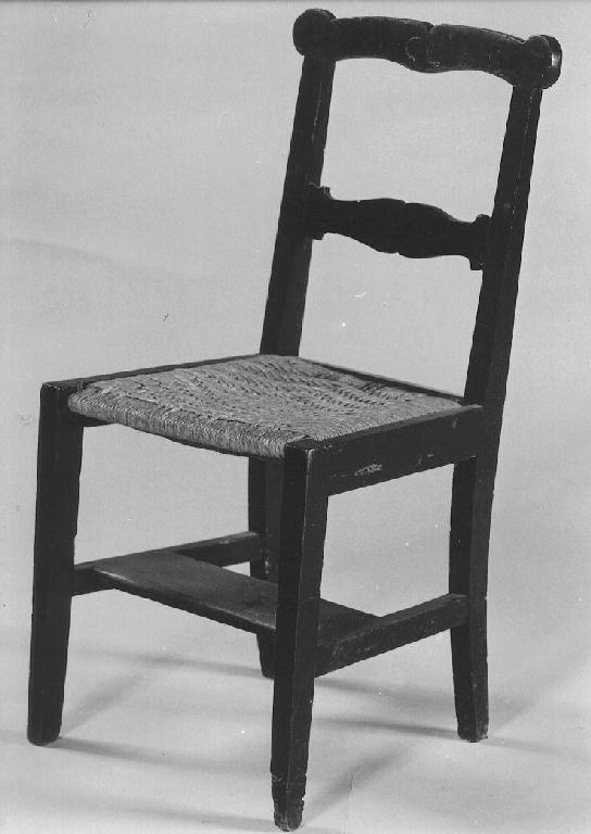 sedia - ambito piacentino (sec. XIX)