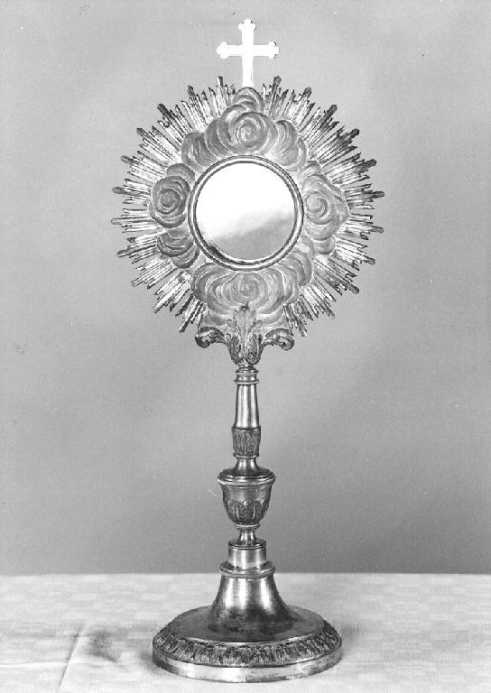 ostensorio - ambito piacentino (sec. XIX)