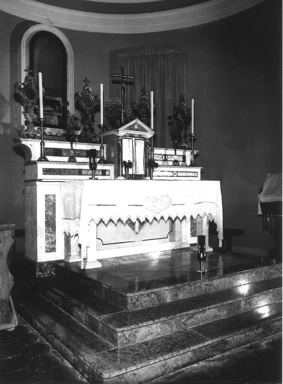 altare maggiore - ambito piacentino (prima metà sec. XX)