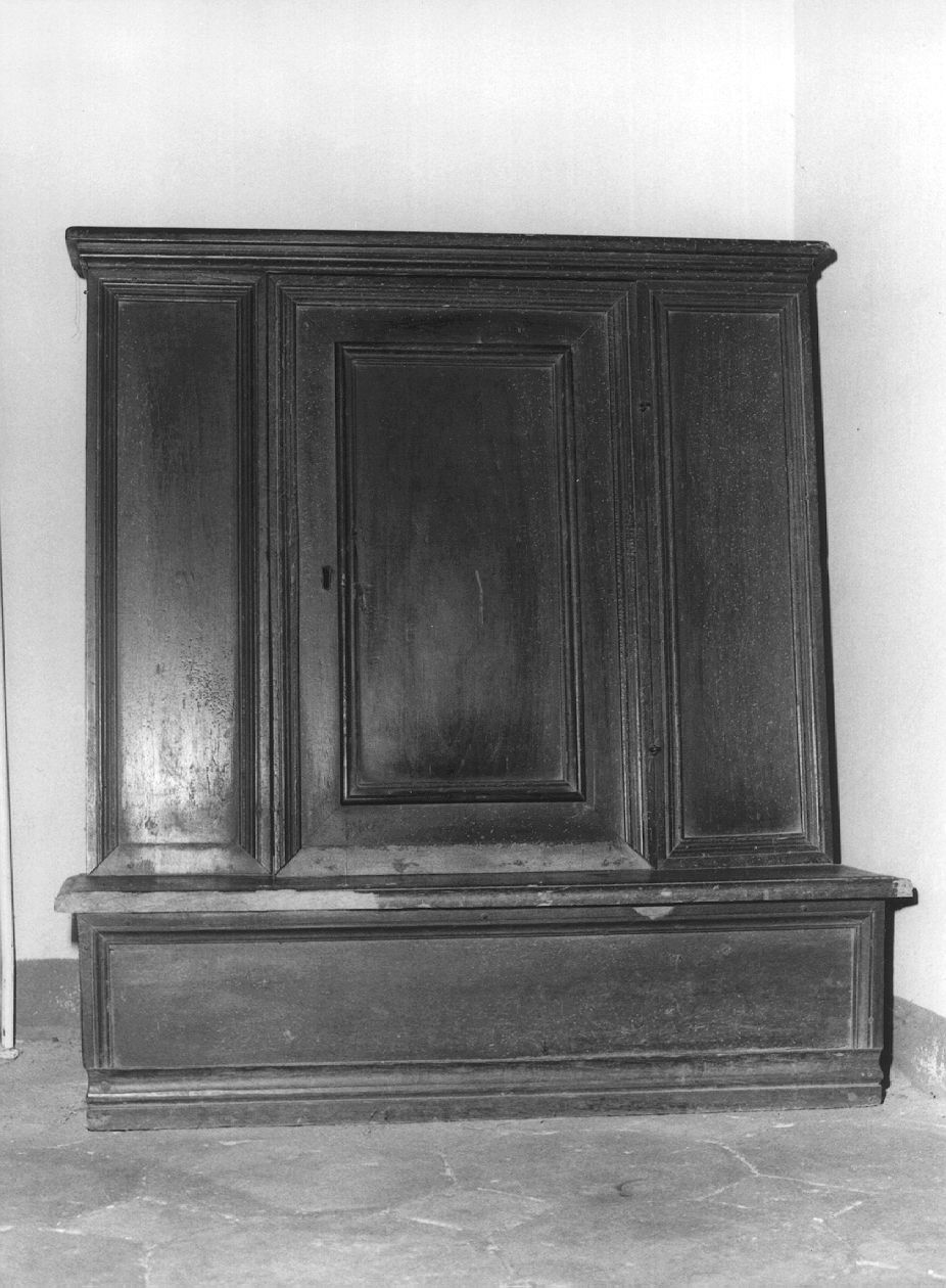 inginocchiatoio - ambito piacentino (prima metà sec. XVIII)