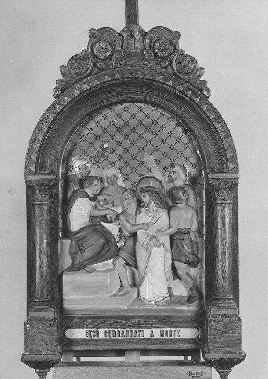 stazioni della Via Crucis (rilievo, ciclo) - ambito parmense-piacentino (fine/inizio secc. XIX/ XX)